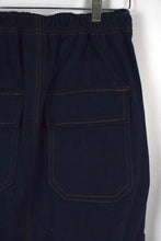 Load image into Gallery viewer, Reworked Denim Cargo Skirt
