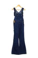 Load image into Gallery viewer, Flared Leg Denim Overalls
