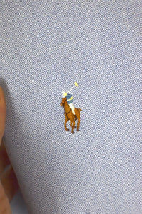 Reworked Cropped Ralph Lauren Brand Top