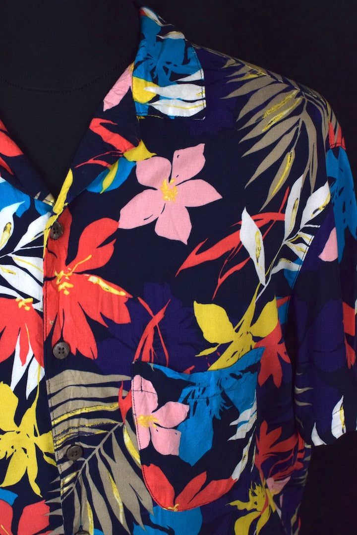George Brand Hawaiian Print Shirt