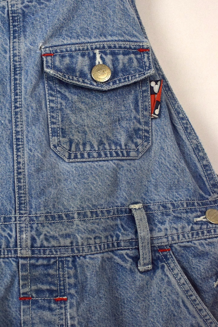 Mickey Mouse Denim Overalls