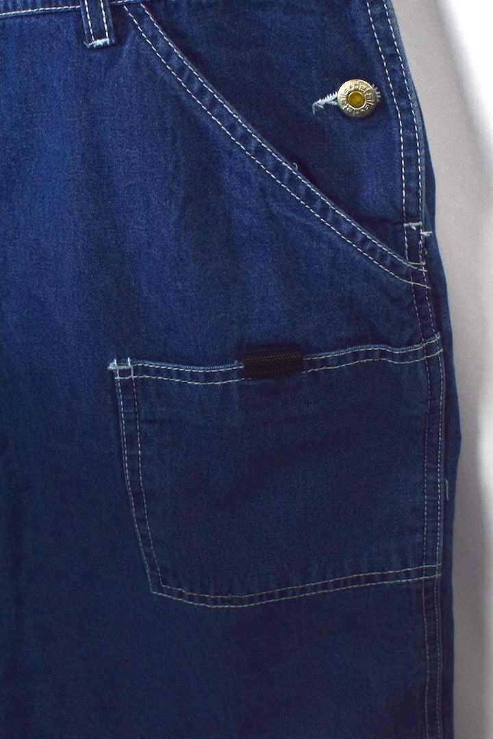 Short Denim Overalls