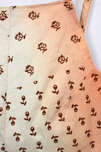 Reworked Two Toned Tie Up Top