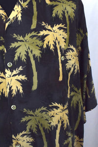 Palm Tree Print Hawaiian Shirt