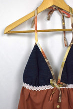 Load image into Gallery viewer, Reworked Halterneck Babydoll Top
