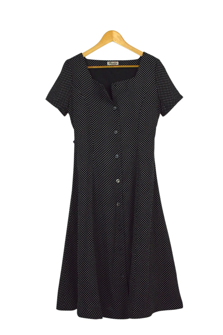 White Polka Dot Dress