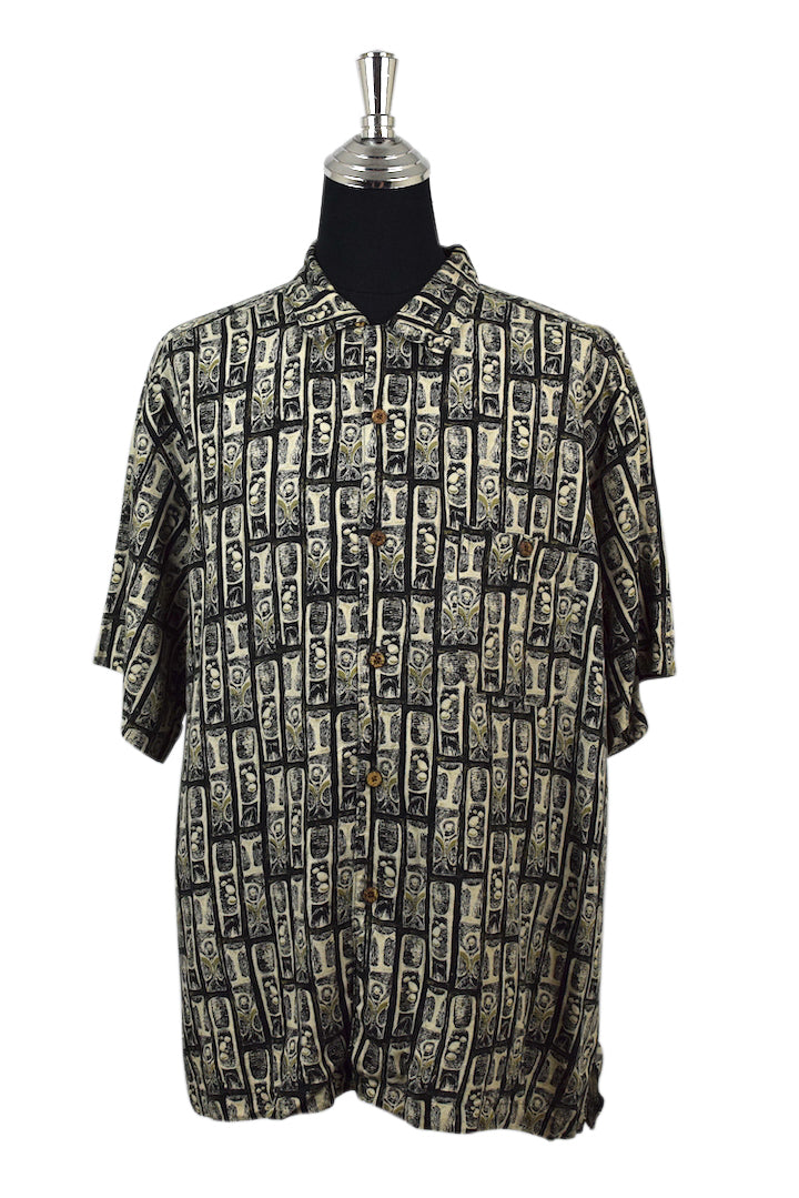 Abstract Print Party Shirt