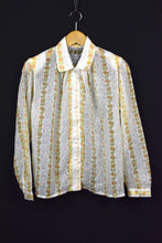 Load image into Gallery viewer, Reworked White Sheer Blouse
