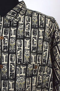 Abstract Print Party Shirt