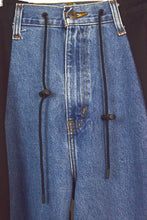 Load image into Gallery viewer, Reworked Nike Brand Track-Jeans

