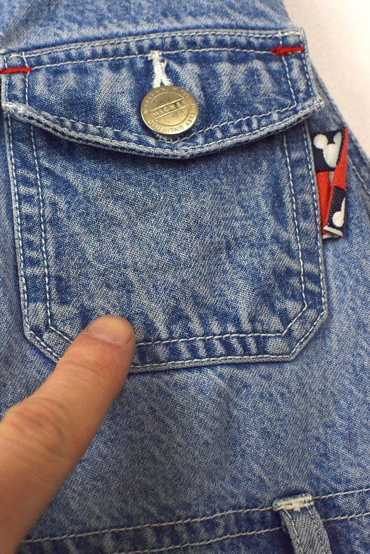 Mickey Mouse Denim Overalls