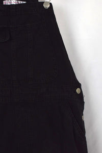 Black Denim Overalls