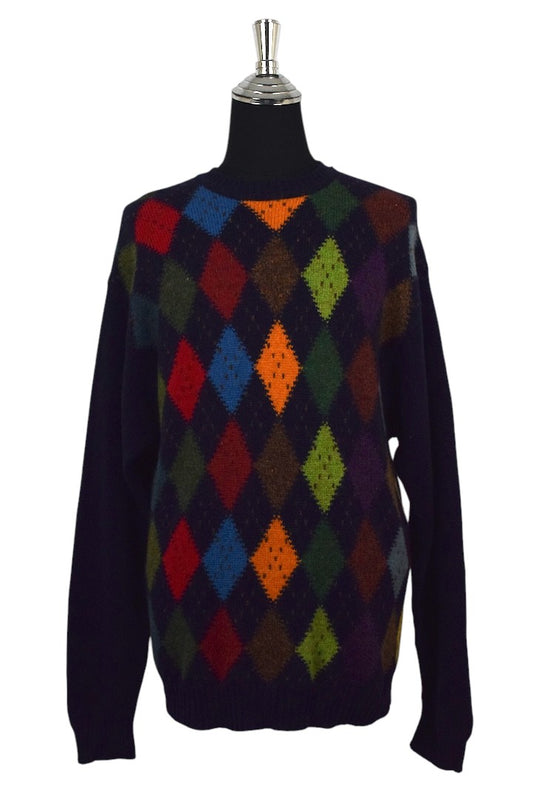 Club Room Brand Diamon Pattern Knitted Jumper