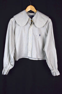 Reworked Cropped Ralph Lauren Brand Top