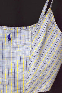 Reworked Ralph Lauren Brand Corset Style Top