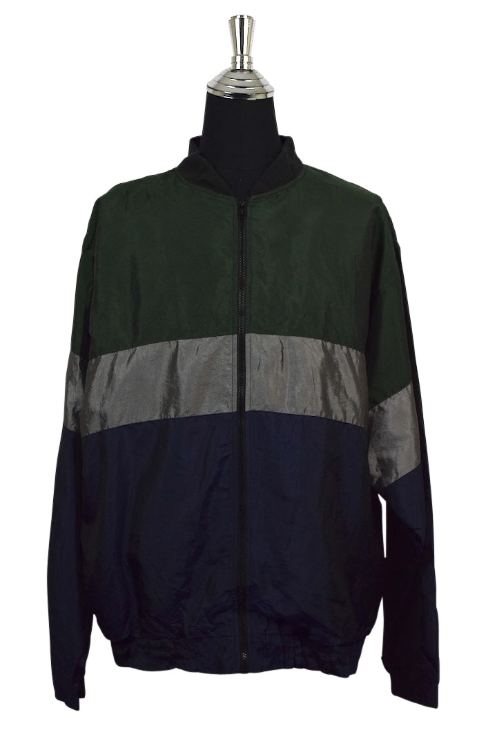Navy Green Spray Jacket