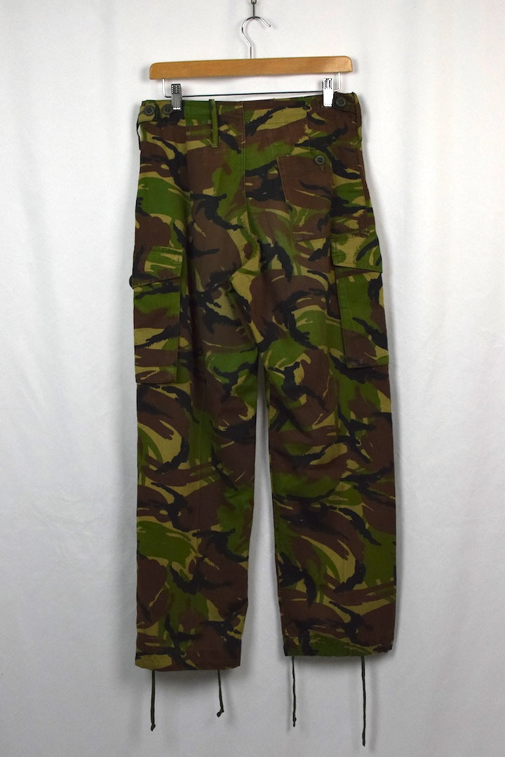 Camouflage Print Cargo Pants