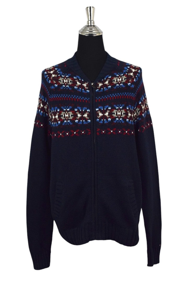 Tommy Hilfiger Brand Knitted Zip Cardigan