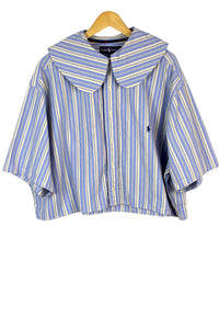 Reworked Ralph Lauren Brand Crop Top