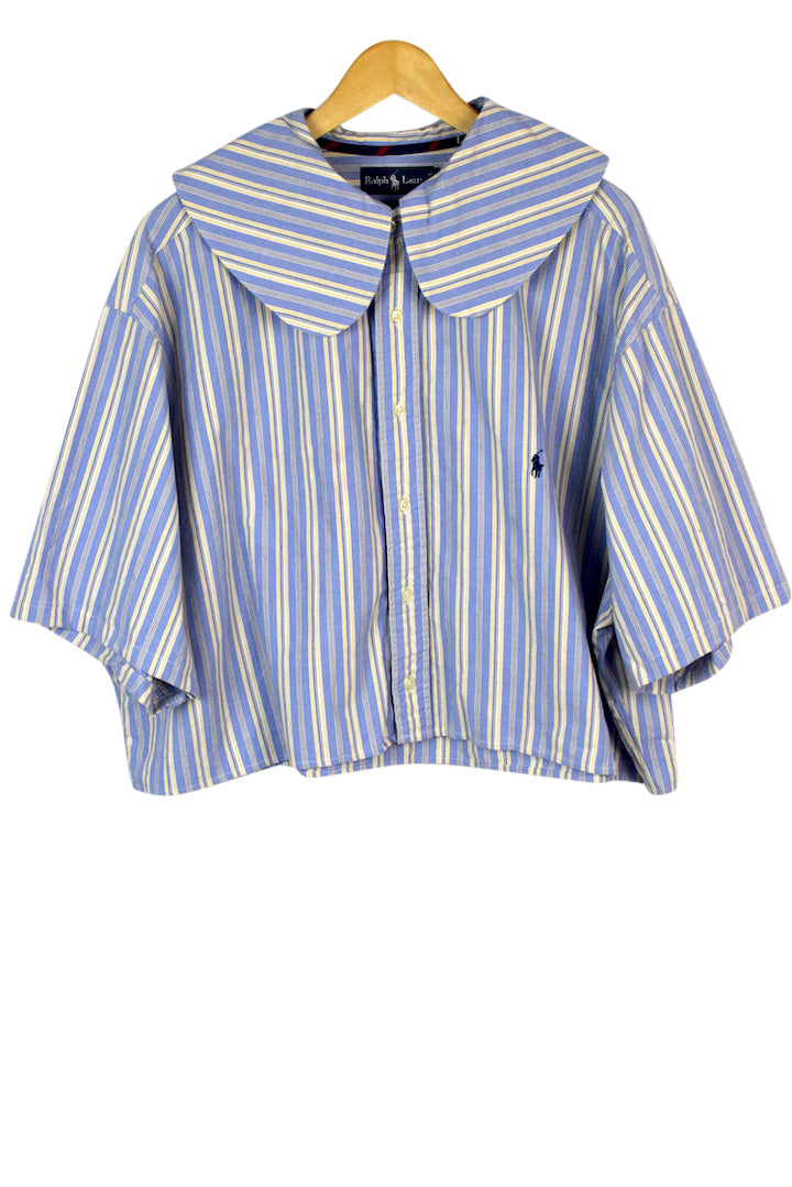 Reworked Ralph Lauren Brand Crop Top