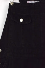 Load image into Gallery viewer, Black Denim Overalls
