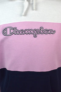 Striped Champion Brand Hoodie