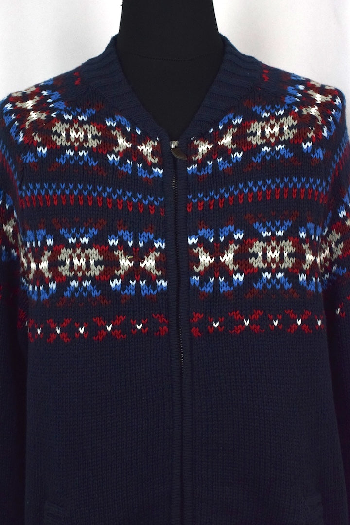 Tommy Hilfiger Brand Knitted Zip Cardigan