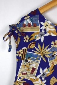 Mickey Mouse Print Dress