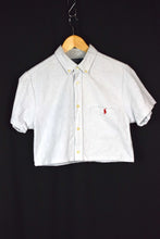 Load image into Gallery viewer, Reworked Ralph Lauren Brand Crop Top
