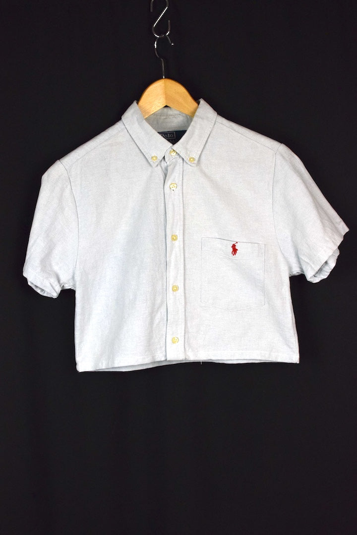 Reworked Ralph Lauren Brand Crop Top