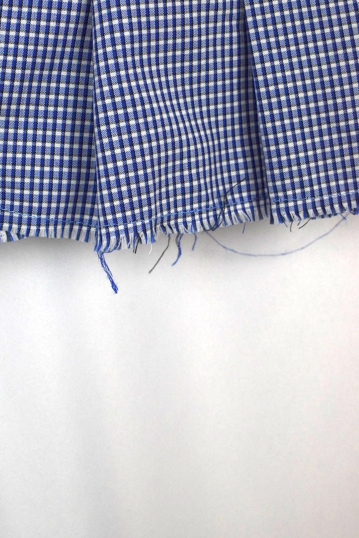 Reworked Denim Mini Skirt