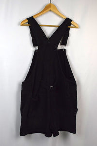 Black Denim Overalls