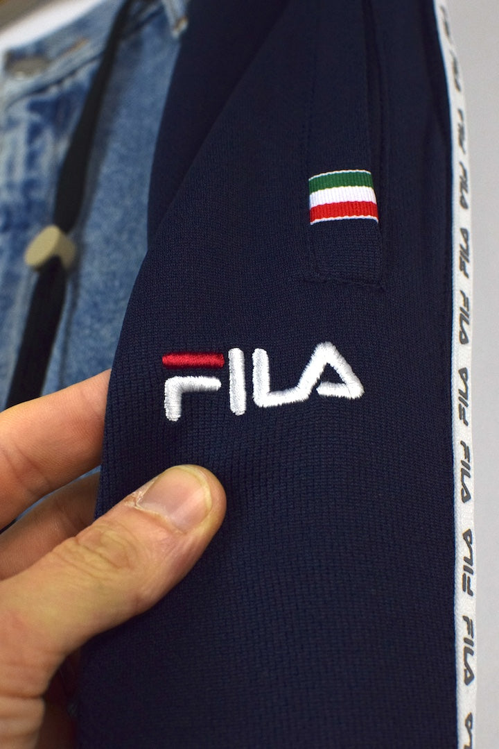 Reworked Fila Brand Track-Jeans