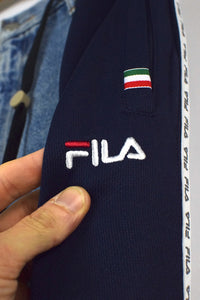 Reworked Fila Brand Track-Jeans