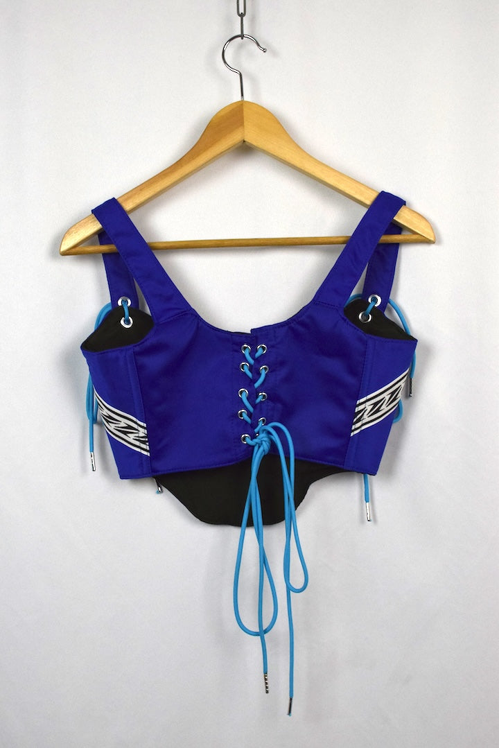 Reworked Nike Brand Corset Style Top