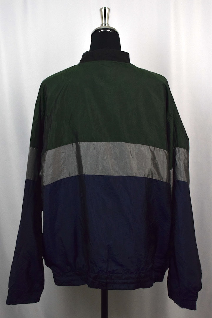 Navy Green Spray Jacket