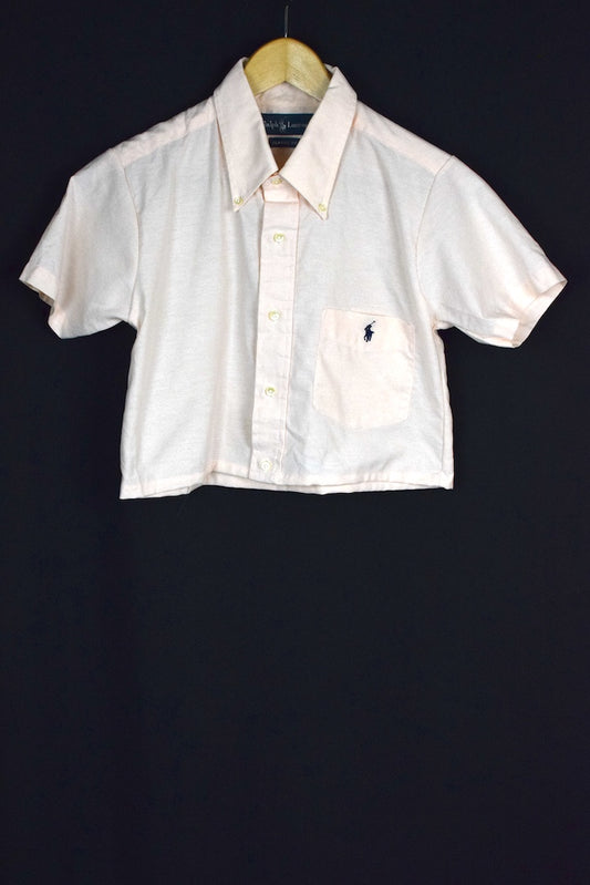 81 Reworked Ralph Lauren Brand Crop Top