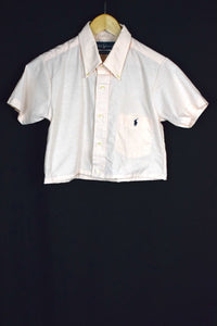 81 Reworked Ralph Lauren Brand Crop Top