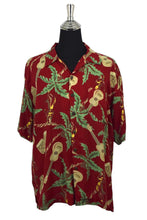 Load image into Gallery viewer, Guitars and Palms Print Hawaiian Shirt
