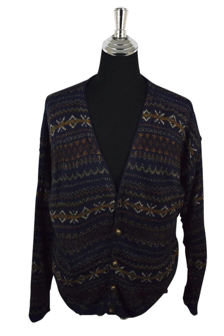 Navy Knitted Cardigan