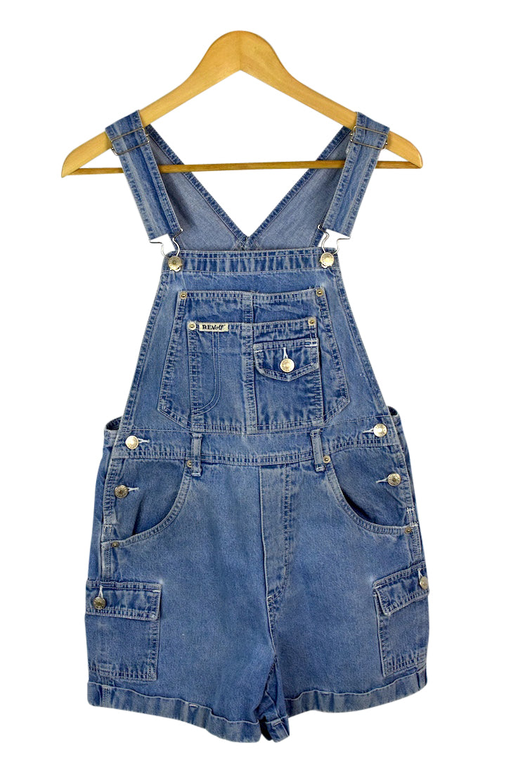 Short Denim Overalls