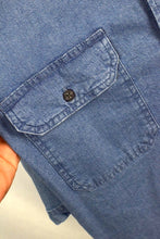 Load image into Gallery viewer, Wrangler Brand Short Sleeve Denim Shirt
