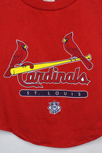 Load image into Gallery viewer, Reworked 2008 St. Louis Cardinals MLB Crop Sleeveless T-shirt
