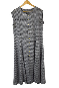 Reworked Circle Print Dress