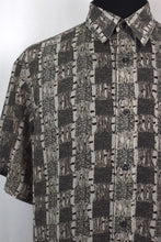 Load image into Gallery viewer, Alpha Time Brand Square Print Shirt
