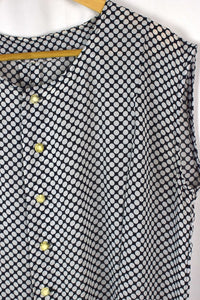 Reworked Circle Print Dress