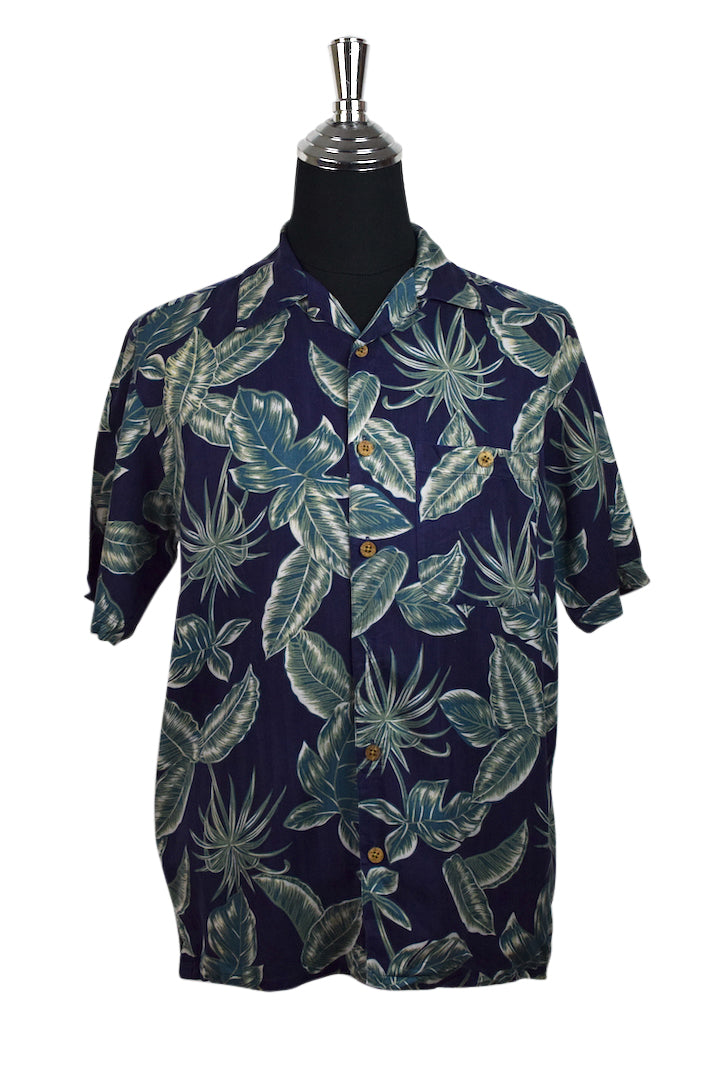 Navy Floral Party Shirt
