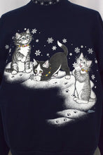 Load image into Gallery viewer, 80s/90s Snow Cats Sweatshirt
