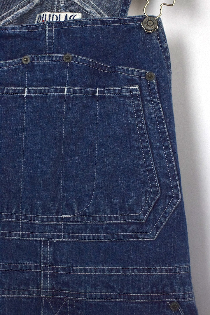 Short Denim Overalls