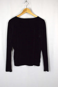 Ralph Lauren Brand Velvet Top
